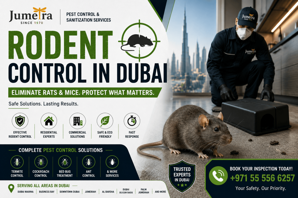 You are currently viewing Rodent Control in Dubai: Complete Guide to Protecting Your Home and Business from Rats & Mice