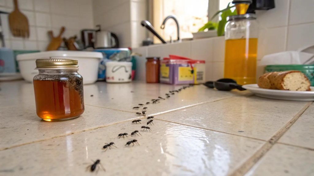 Professional inspection for ant infestations in Dubai homes