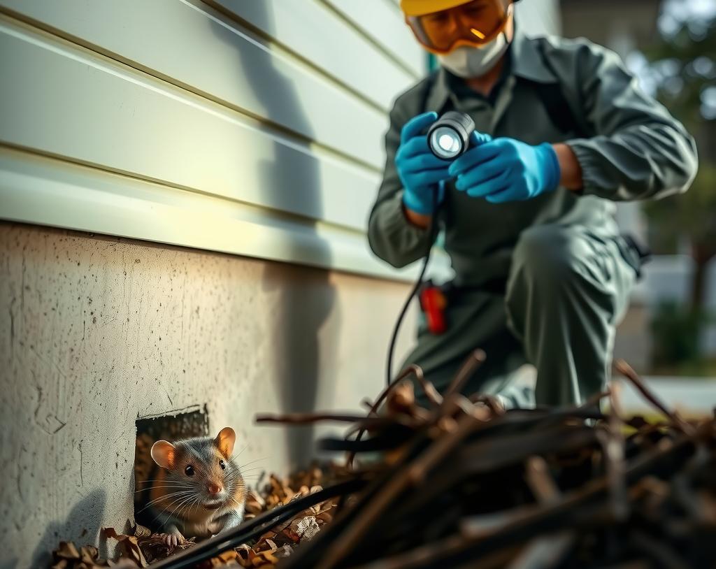 Signs of rodent infestation in a Dubai home