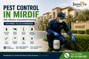 Read more about the article Pest Control in Mirdif: Reliable Solutions for Homes, Villas & Businesses