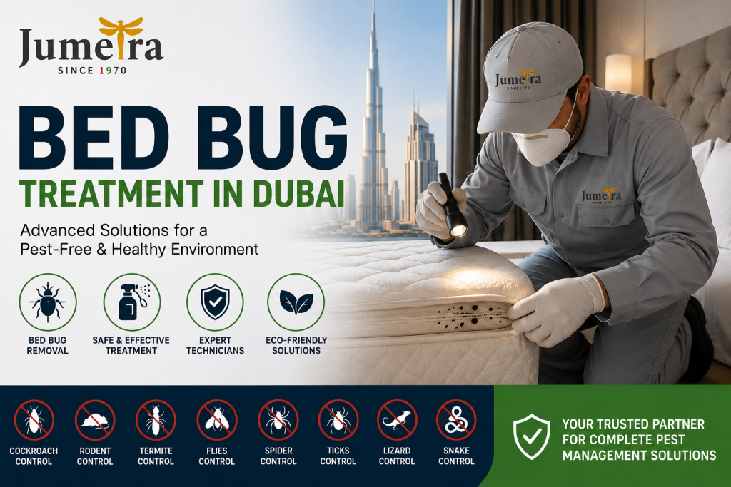 You are currently viewing Bed Bug Treatment in Dubai: Complete Guide to Safe & Effective Bed Bug Removal